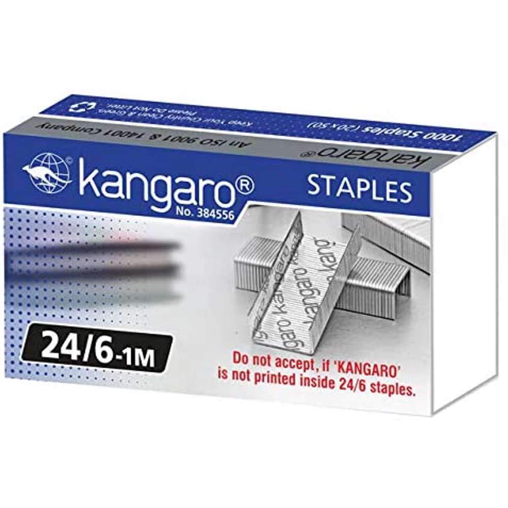 Kangaro Staples In Strips 24-6-1M, Pack of 1