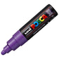 uni-ball Posca 7M 4.5-5.5 mm  Broad Bullet Shaped Markers, Violet Ink, Pack of 1