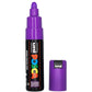 uni-ball Posca 7M 4.5-5.5 mm  Broad Bullet Shaped Markers, Violet Ink, Pack of 1