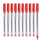 Radius 24 Ball Pen 10 Pcs,0.7 mm, Red Ink, Pack of 1