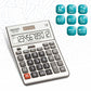 Hauser Desktop Series HC 750 Calculator, Pack of 1