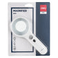 Deli W9099 Pro Series Magnifying Glass with LED (3X 75mm & 11X 28 mm)