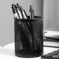Deli W909 Mesh Pen Holder (Black, Pack of 1)