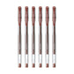 uni-ball Signo UM-100 0.7mm Gel Pen, Brown Ink, Pack of 6