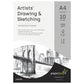 PaperPep Artists' Sketching & Drawing Paper 200GSM A4 Pack of 10+4 Free Sheets