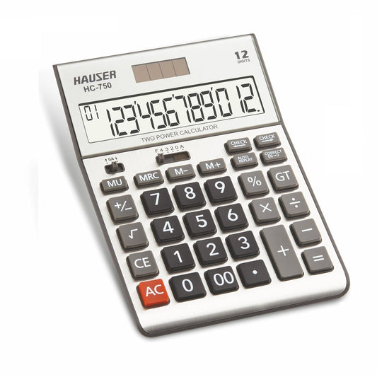 Hauser Desktop Series HC 750 Calculator, Pack of 1