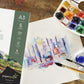 PaperPep Artists' Gouache Paint Paper 300GSM Cold Pressed A5 Pack of 15+9 Free Sheets