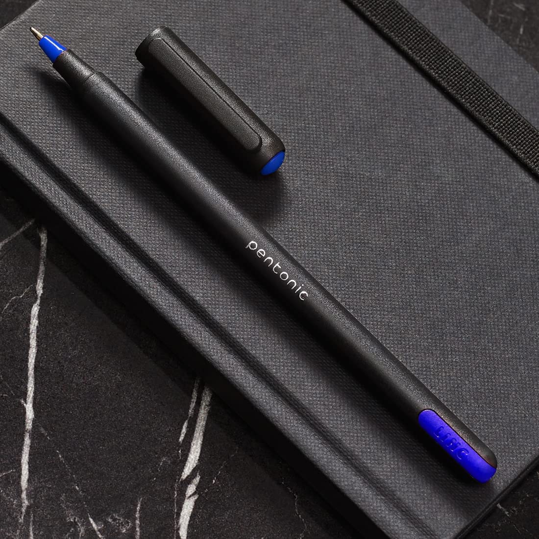 Pentonic 0.7mm Ball Point Pen Blister Pack, Pack of 10 (Blue)