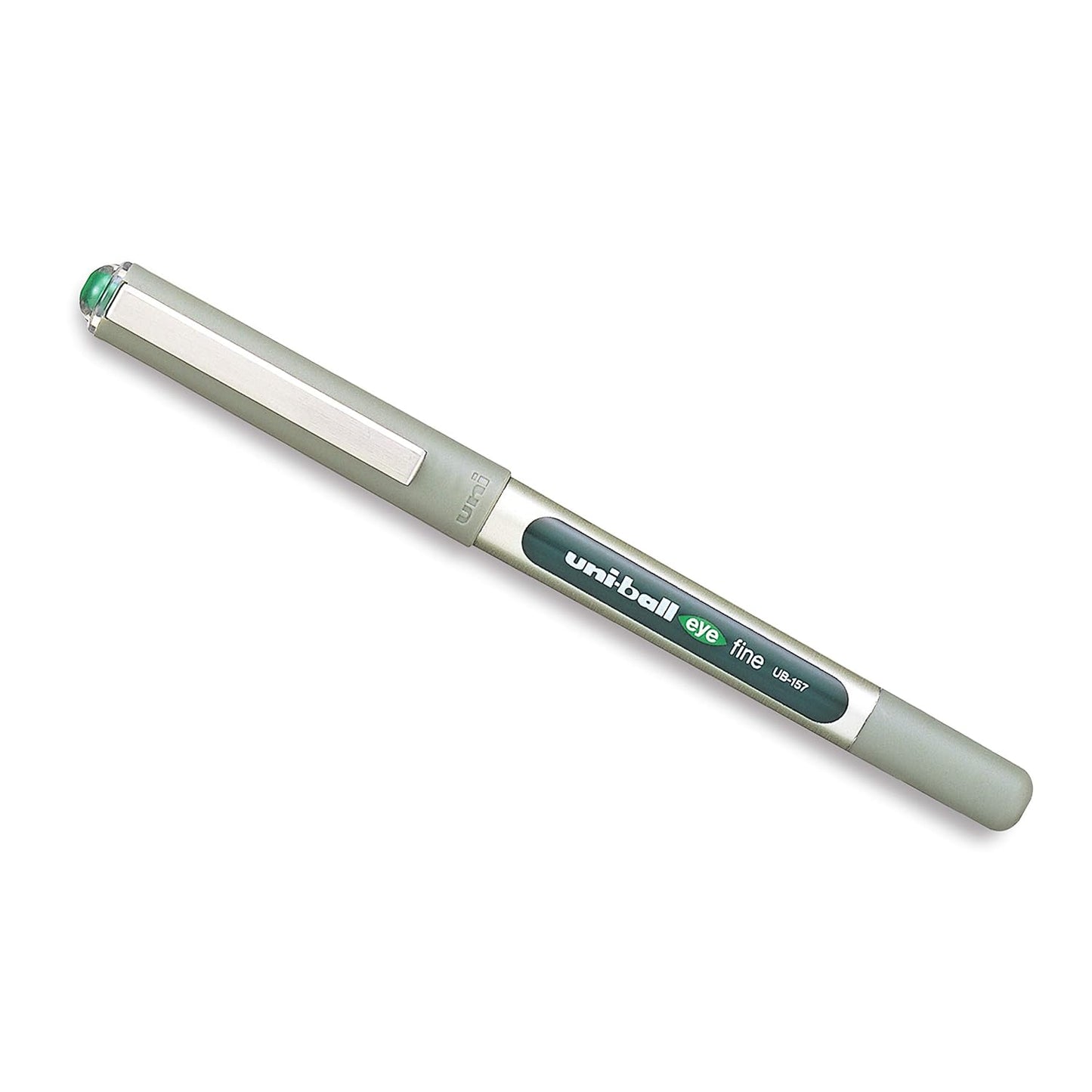 uni-ball Eye UB157 0.7mm Roller Ball Pen, Green Ink, Pack of 1