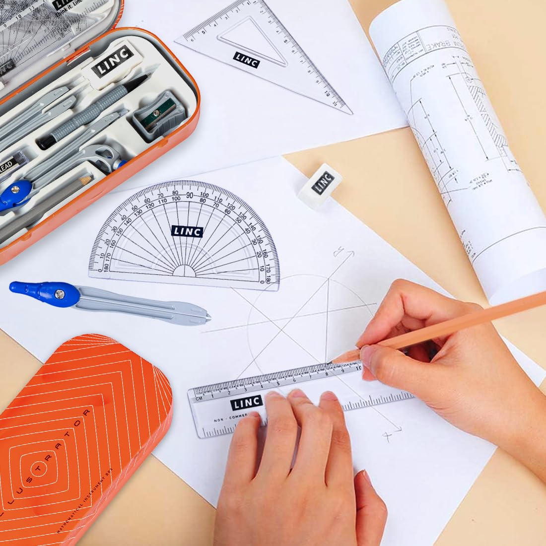 Linc Illustrator Mathematical Geometry Box
