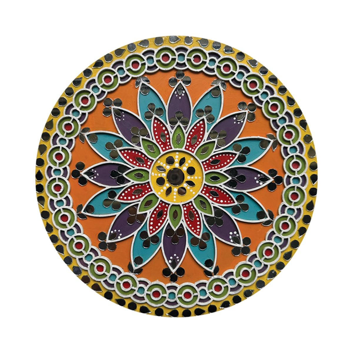 iCraft DIY Mandala Art Kit - Floral Design - 10x10