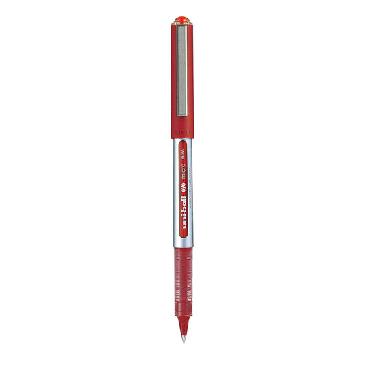 uni-ball UB150 0.5mm Eye Roller Ball Pen, Red Ink, Pack of 1