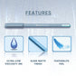 Pentonic Frost 0.7mm Ball Point Pen Tumbler Pack (Blue Ink, Pack of 100 Pens)