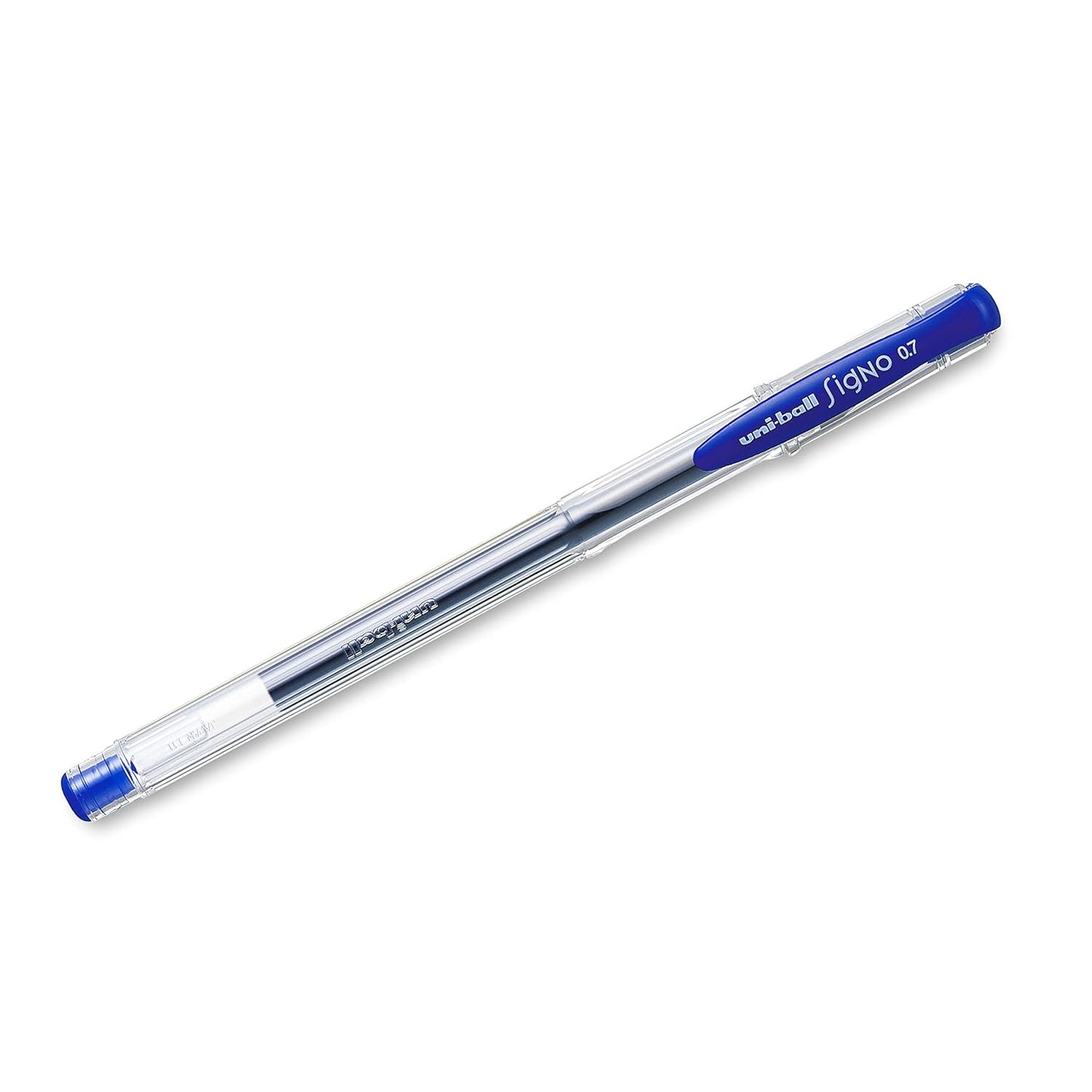 uni-ball Signo UM-100 0.7mm Gel Pen, Blue Ink, Pack of 1