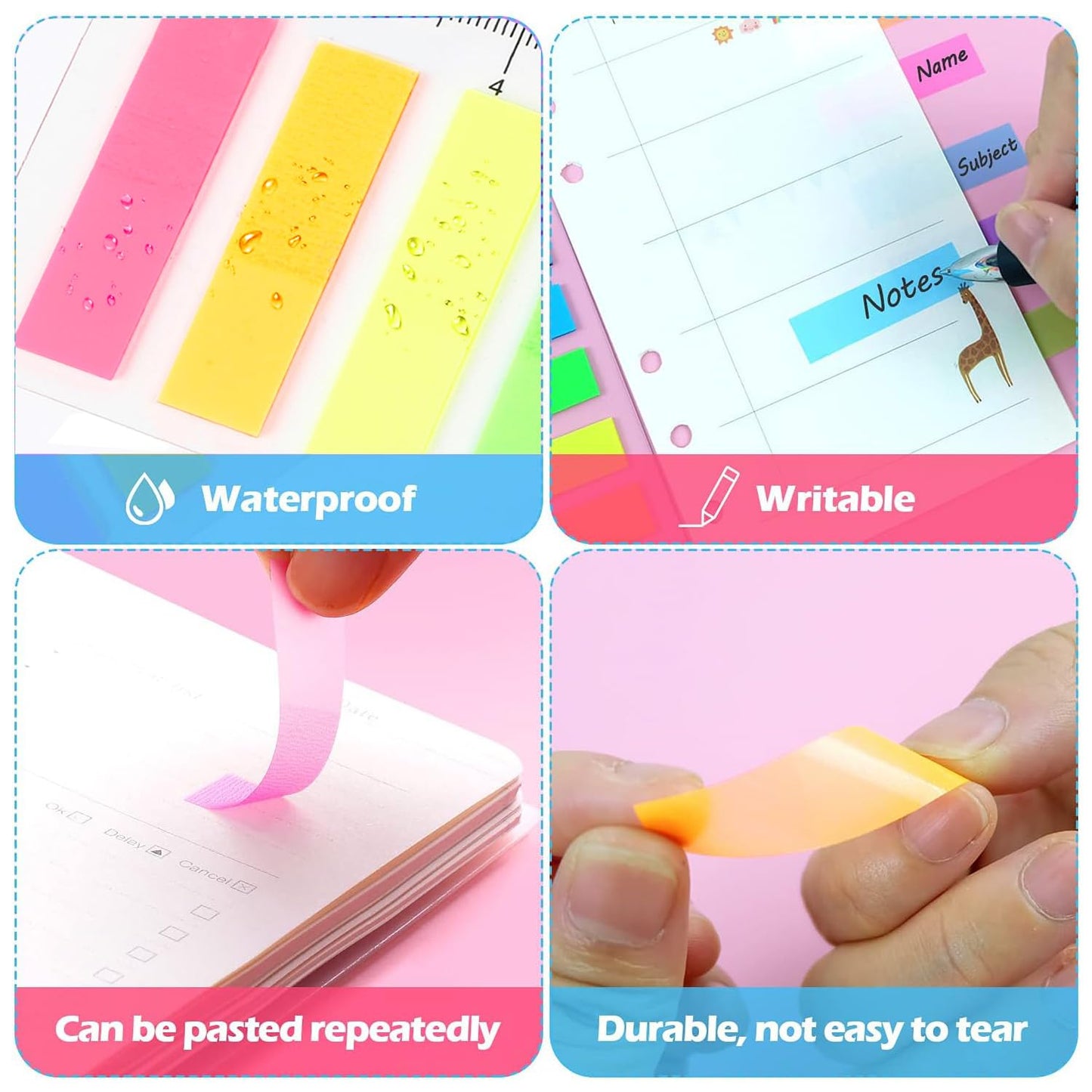 NUOVI Index Tab (Set of 2, Multicolor)