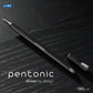 Pentonic Gel Pen Blister Pack (0.6 mm, Blue Ink, Pack of 10)