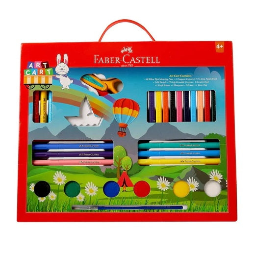 Faber Castell 1410619 ART CART Kit with Free Paint Brush