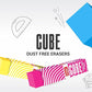 Flair Creative Series Colouring Cube Eraser - Multicolour