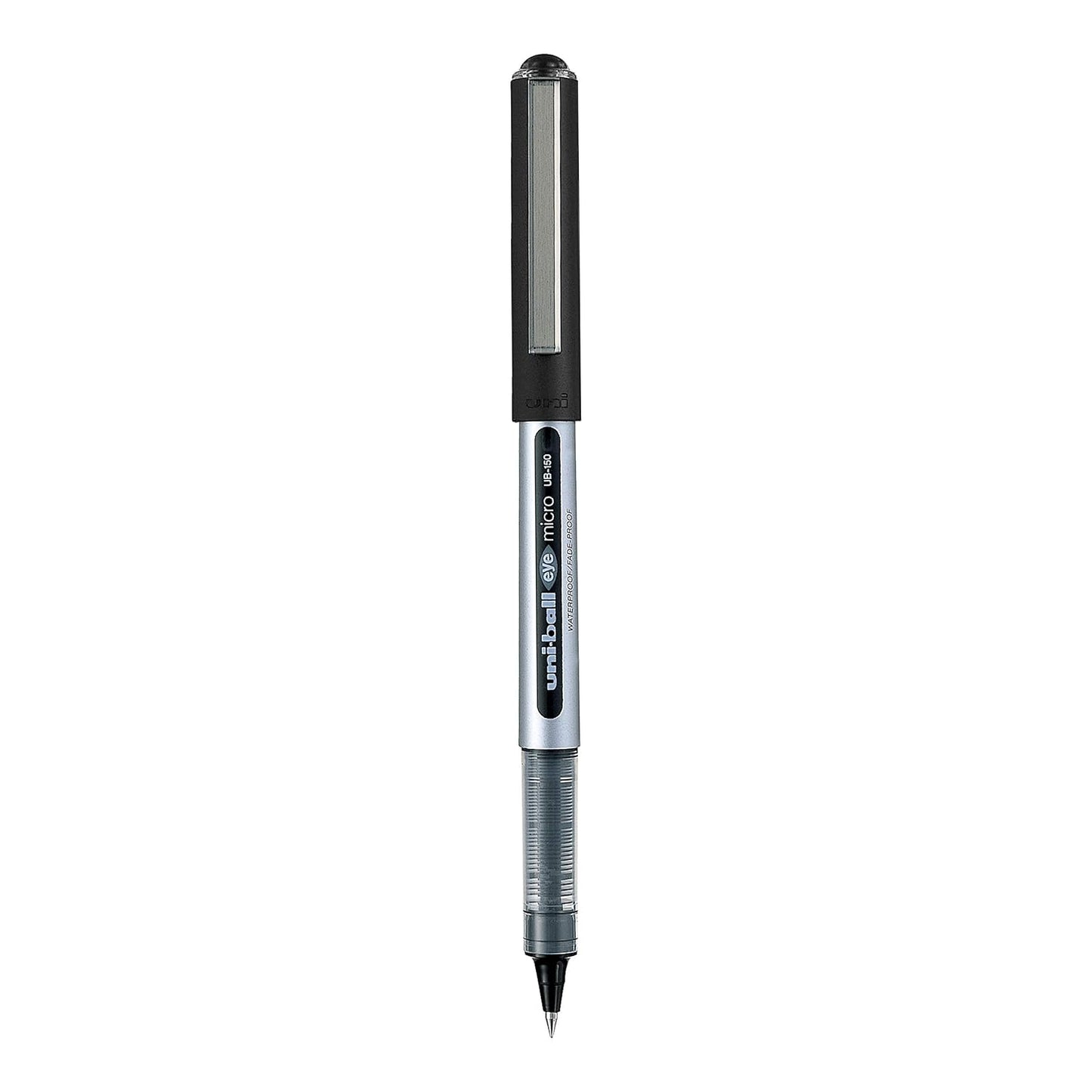 uni-ball Eye UB150 0.5mm Roller Ball Pen, Black Ink, Pack of 5