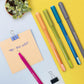 Pentonic Colours Ball Pen, Multicolor Body, Blue Ink, Pack of 10