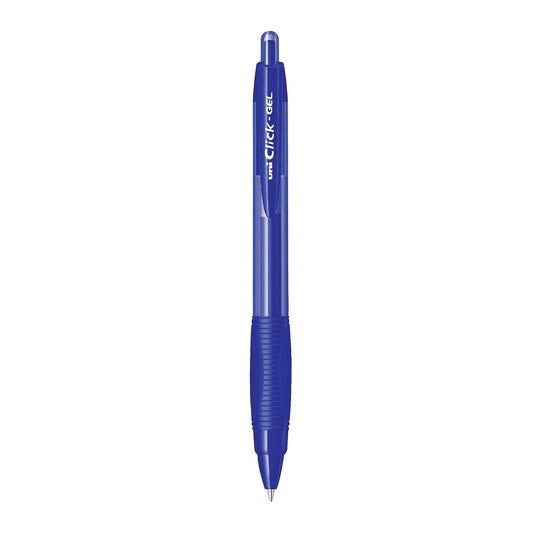 uni-ball Click Gel XSGR7 0.7mm Retractable Gel Pen, Blue Ink, Pack of 1