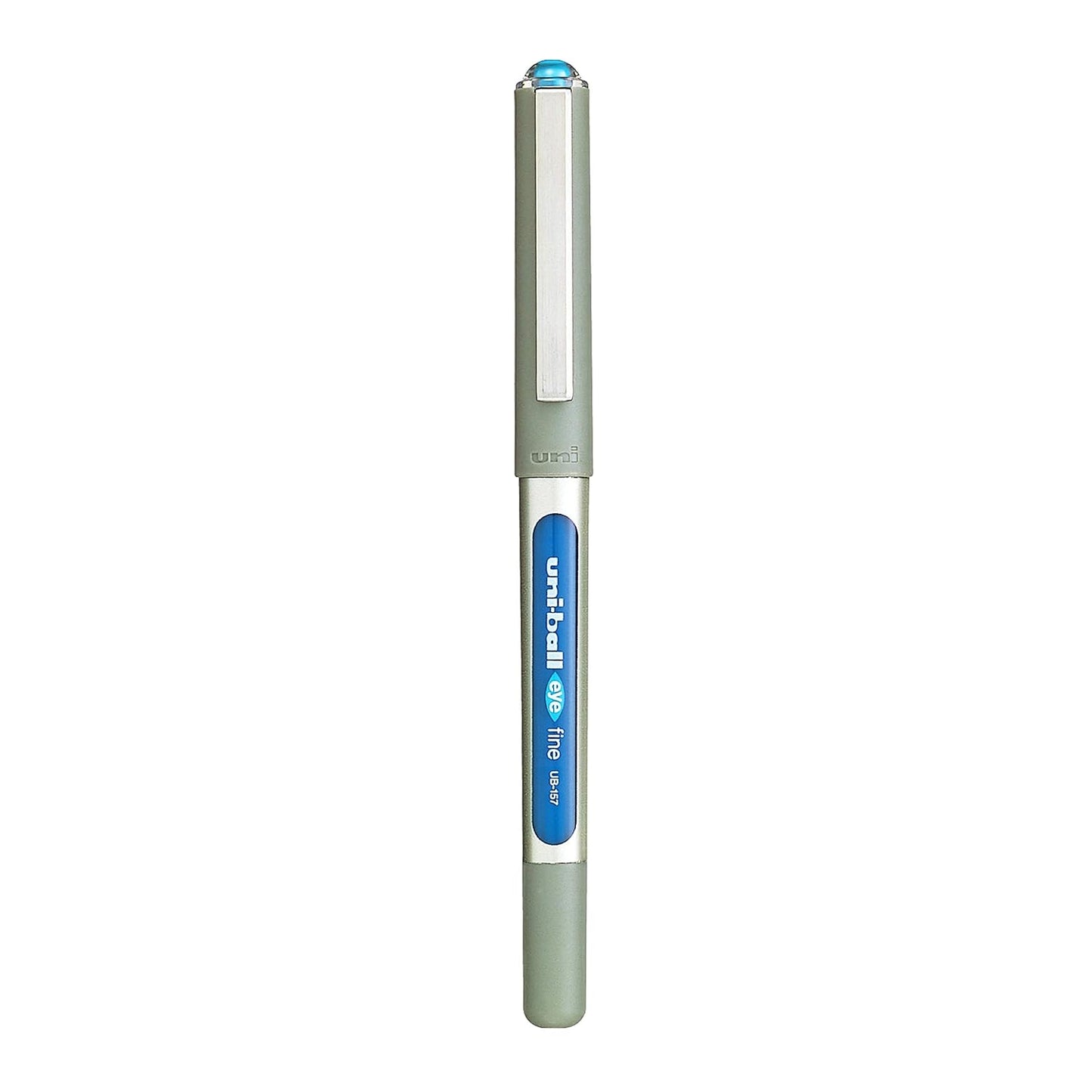 uni-ball Eye UB157 0.7mm Roller Ball Pen, Light Blue Ink, Pack of 1