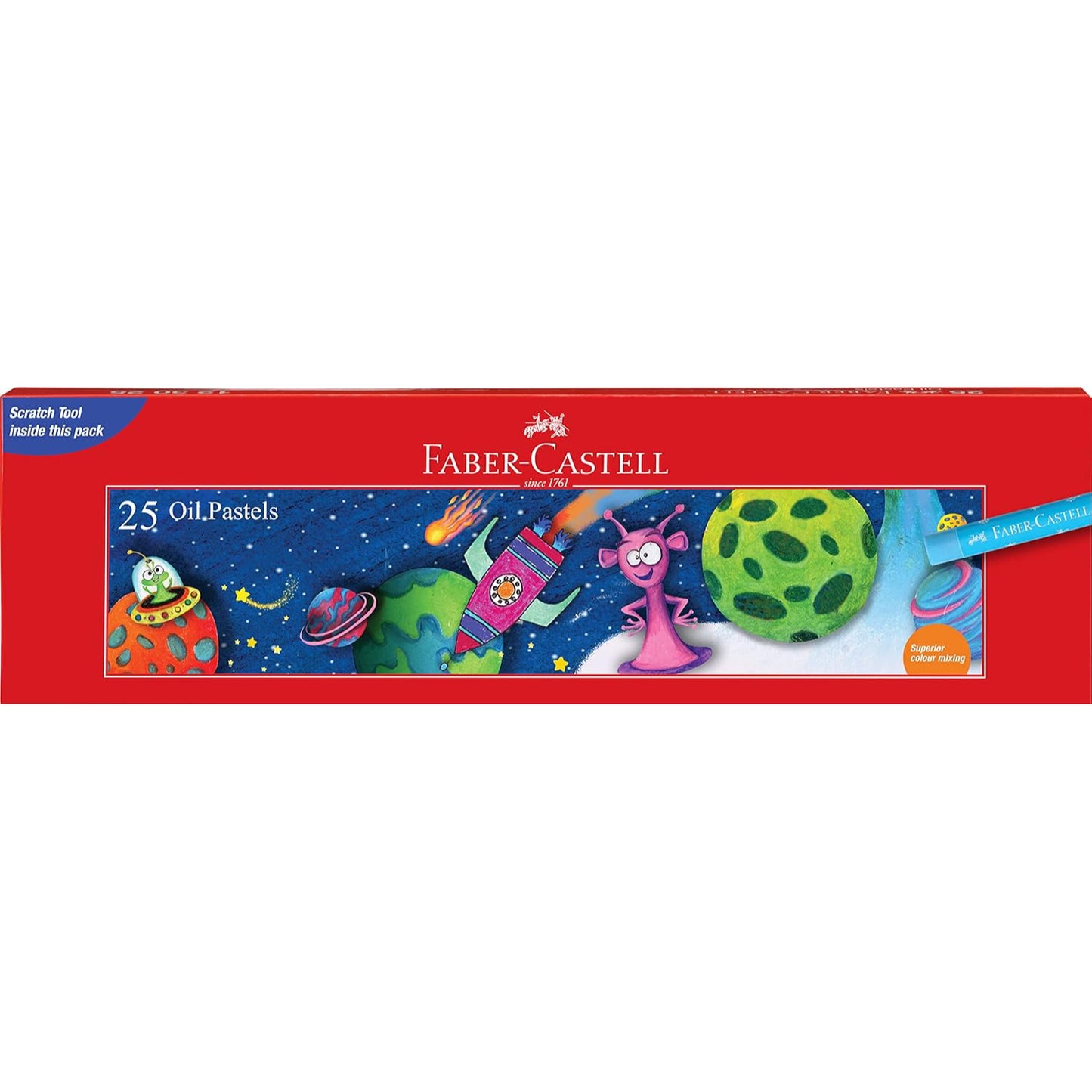 Faber-Castell Oil Pastels Normal 10.5mm Pack of 25