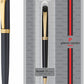 Pierre Cardin Black Beauty Exclusive Metal Ball Pen, Blue Ink, Pack of 1