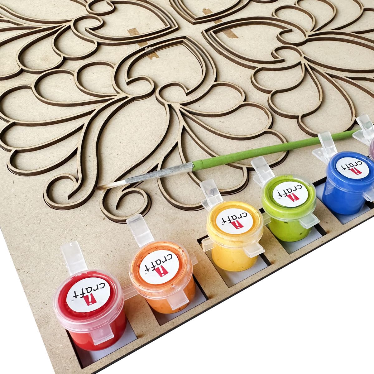 iCraft DIY Art and Craft Festive Set - Rangoli Art - 10x10 Room Décor Artistic DIY Art