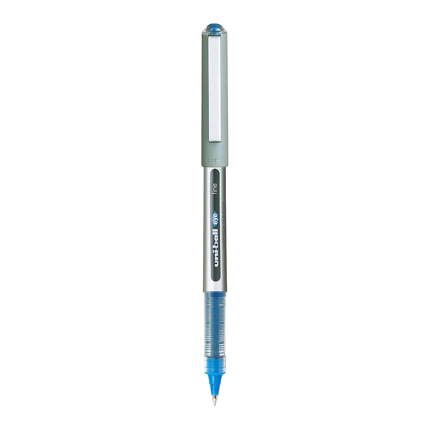 uni-ball Eye UB157 0.7mm Roller Ball Pen, Blue & Black Ink, Pack of 12