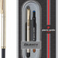 Pierre Cardin Golden Eye Copper & Nickle Finish Exclusive Metal Roller Ball Pen, Blue Ink, Pack of 1