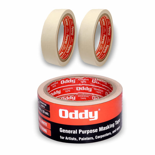 Oddy 24mm Super Strong Self Adhesive Masking Tape - Pack of 1