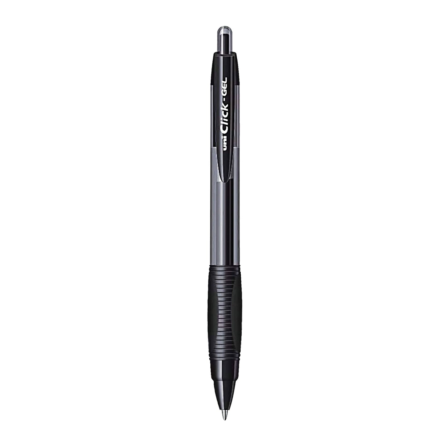 uni-ball Click Gel XSGR7 0.7mm Retractable Gel Pen, Black Ink, Pack of 6