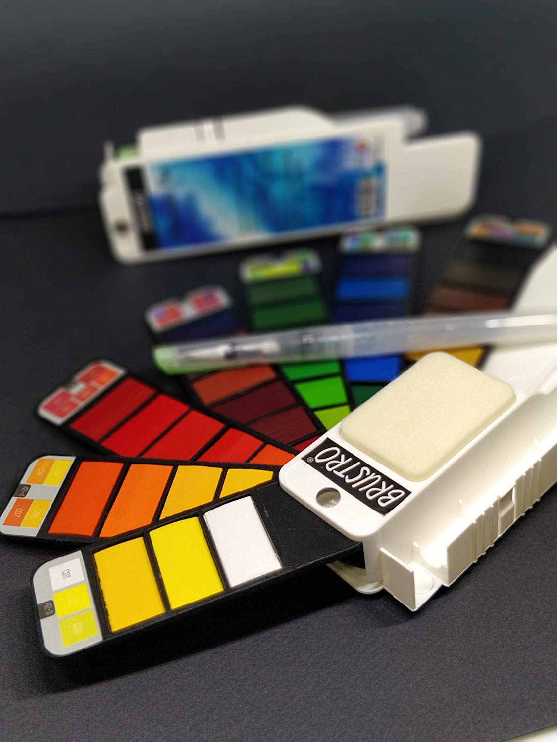 BRUSTRO Artists Watercolour Pan, Set of 42