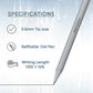 Pentonic Frost 0.6mm Multicolor Gel Pen Tumbler, 70 Pcs Blue Ink+20 Pcs Black Ink+10 Pcs Red Ink(Pack of 100)