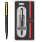 Pierre Cardin Monza Matte Black Exclusive Metal Ball Pen, Blue Ink, Pack of 1