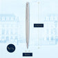 Waterman Hemisphere Ballpoint Pen, Medium Point, Stainless Steel with Chrome Trim, Blue Ink, Pack Of 1
