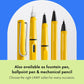 LAMY 4001112 Safari Yellow Body Medium Tip Black Ink Roller Ball Pen