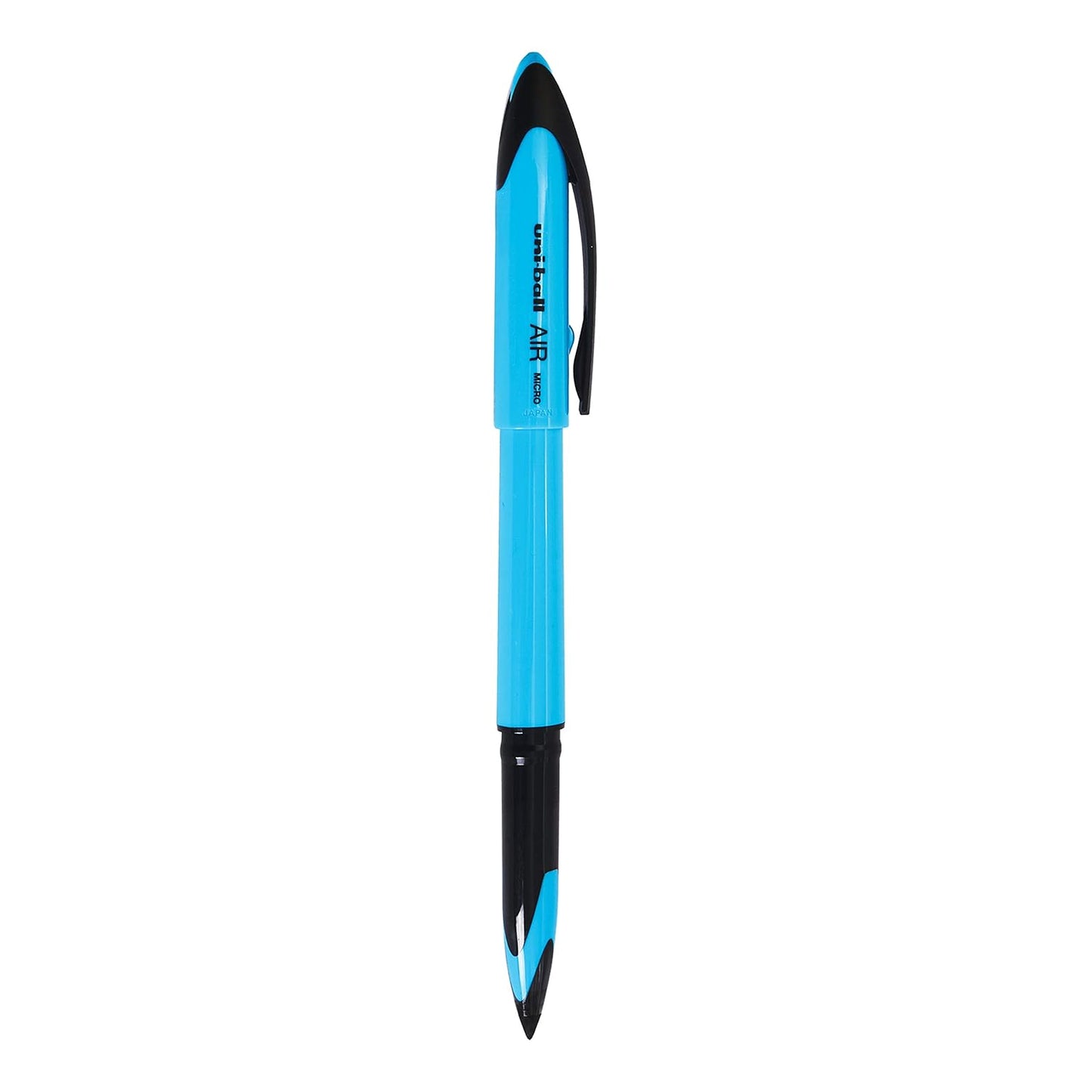 uni-ball UBA 188 ELM Air Micro 0.5mm Roller Ball Pen (Orange Body, Blue Ink, Pack of 1)