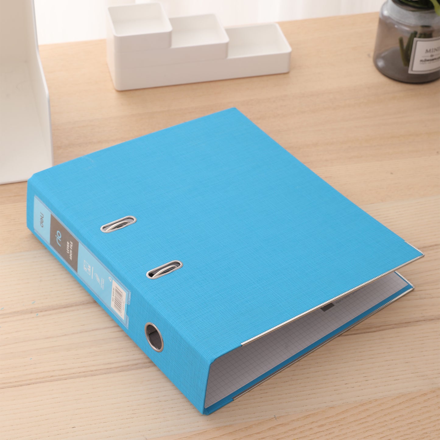 Deli EB20130 Lever Arch File A4 3" (Blue, Pack of 1)