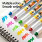 Deli EC211-12 Gel Crayon Set (Set of 1, Multicolor)
