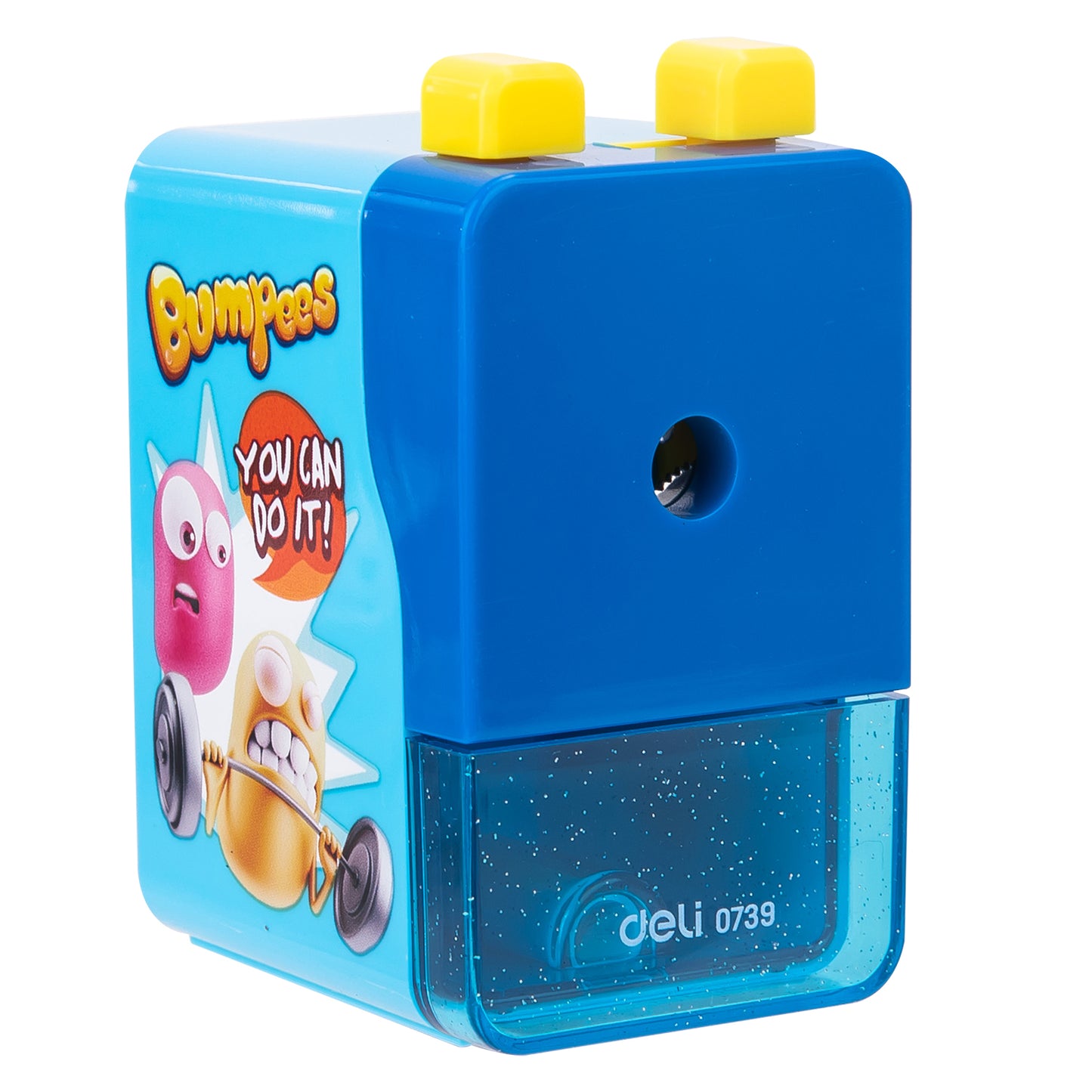 Deli W0739 Rotary Pencil Sharpener, Pack of 1 (Color May Vary)