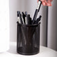 Deli W909 Mesh Pen Holder (Black, Pack of 1)