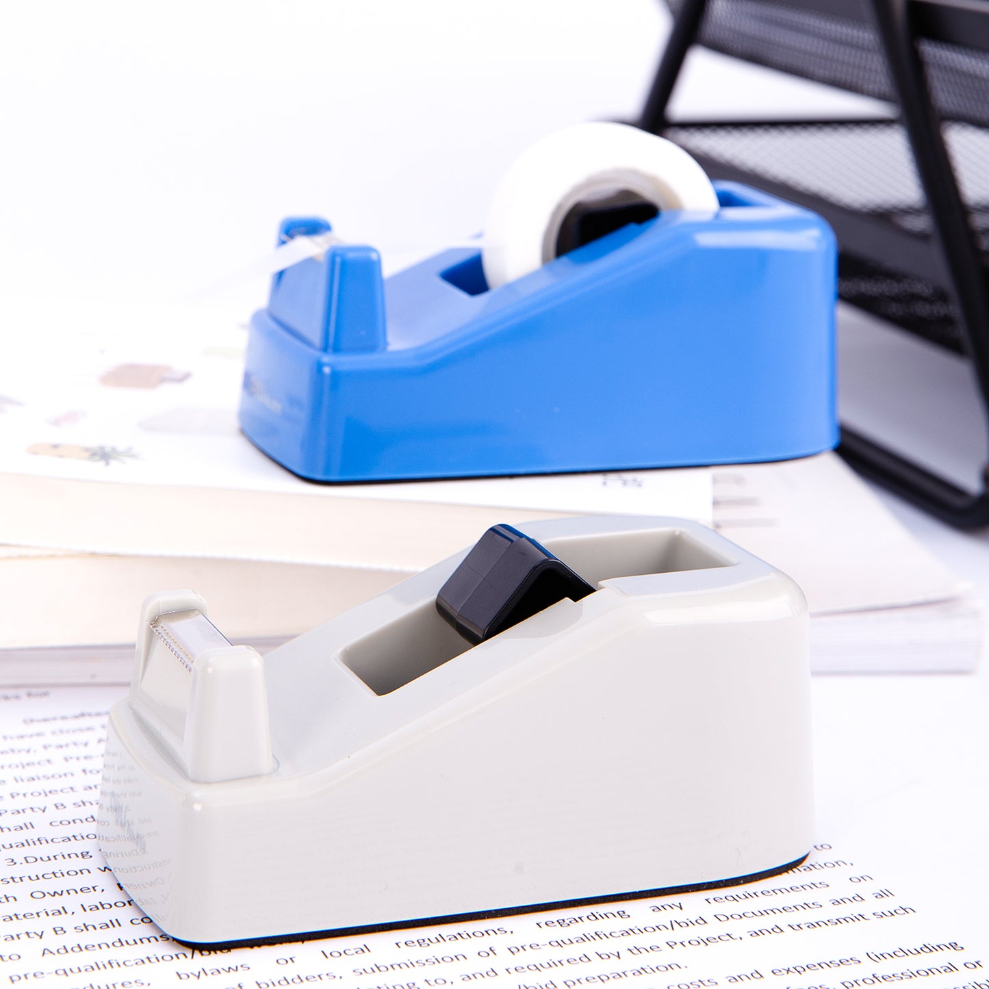 Deli W811 Tape Dispenser, 120X60X50mm (Pack of 1, Color May Vary)