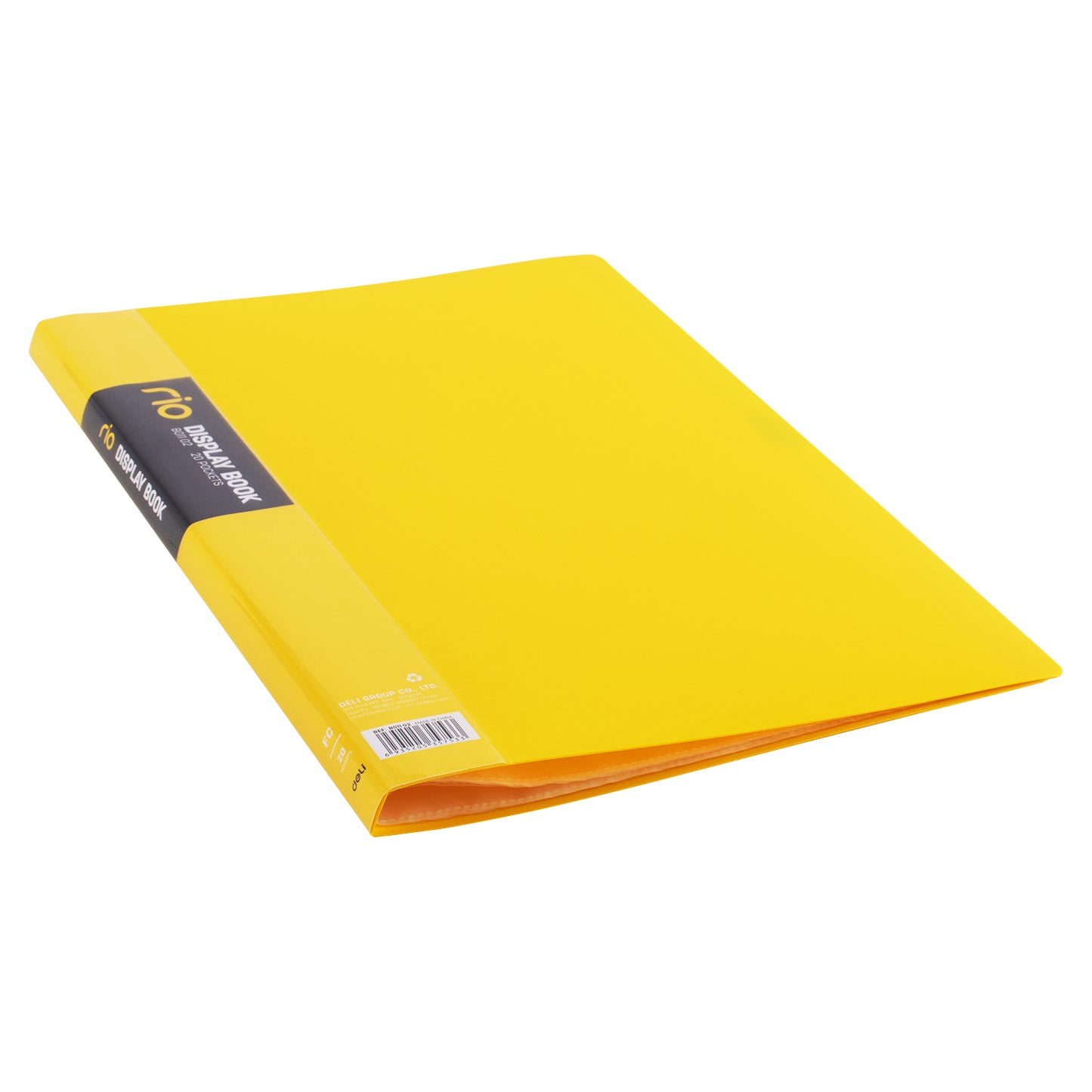 Deli WB01102 FC Display Book, 20 Pocket (Pack of 1, Color May Vary)