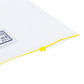 Deli W5526 Pvc view Zip Bag A4, Color may vary (Pack of 12)