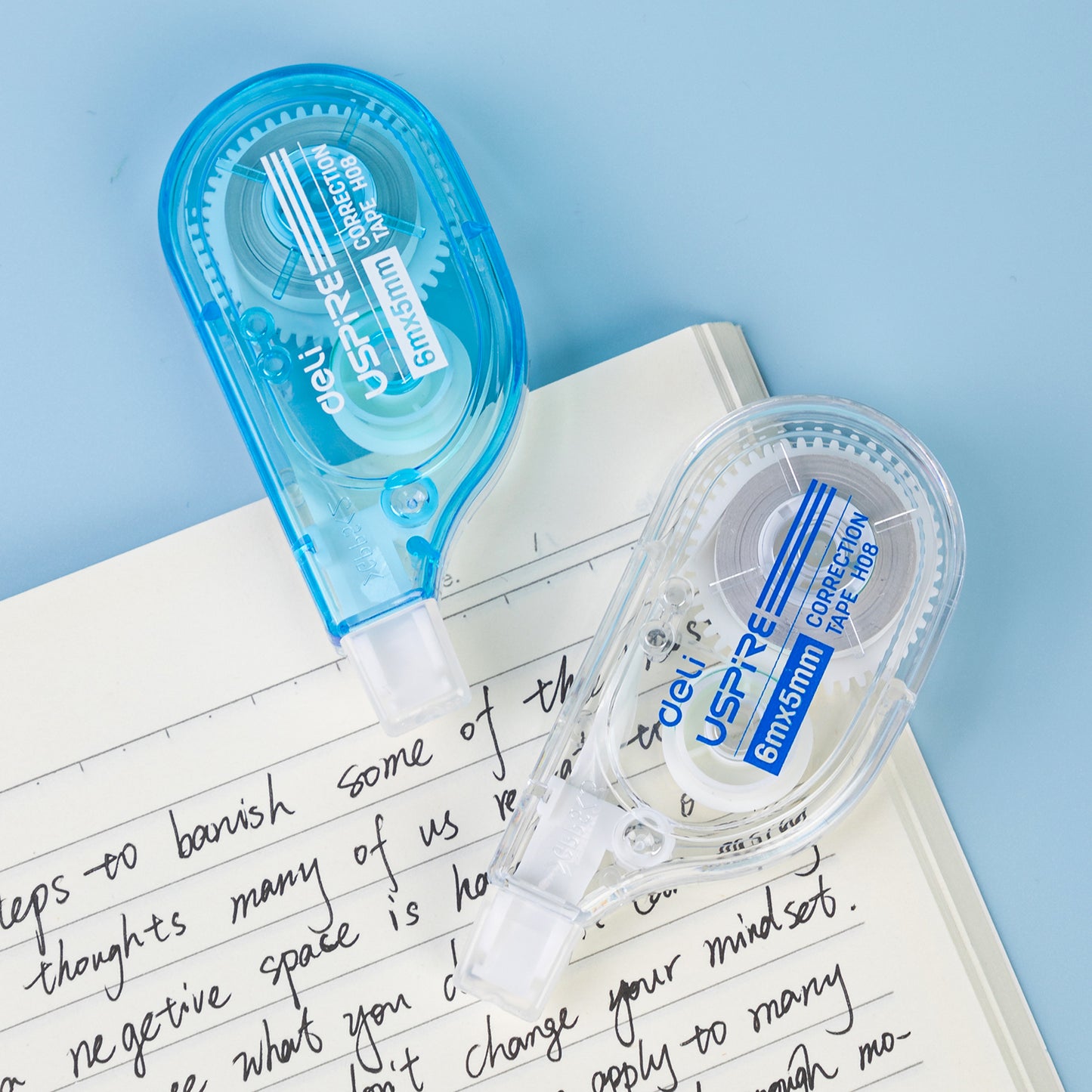 Deli EH08 Correction Tape (Pack of 1 , Color May Vary)