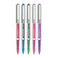 uni-ball Eye UB157 0.7mm Roller Ball Pen (Blue, Green, Pink, Violet & Wine Red Ink, Pack of 5)