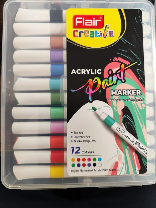 Flair Creative Acrylic Paint Marker - MultiColour