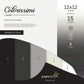 PaperPep Colorissimi 220GSM Card Stock 12"X12" Shades of Grey Assorted 15 Sheets
